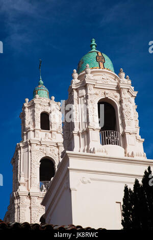 Stati Uniti, California, San Francisco, la Missione, Missione Delores, la più antica costruzione a San Francisco. b.1776, esterna Foto Stock