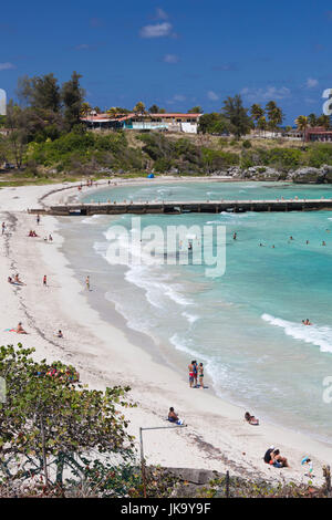 Cuba, l Avana, Playas del Este, Playa Jibacoa beach Foto Stock