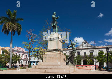 Cuba, provincia di Matanzas, Matanzas, Parque Libertad, Monumento a Jose Marti Foto Stock