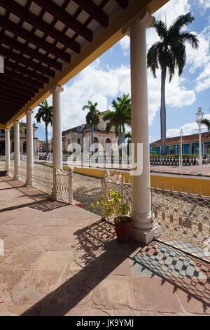 Cuba, Sancti Spiritus Provincia, Trinidad, Plaza Mayor Foto Stock