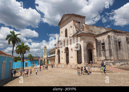 Cuba, Sancti Spiritus Provincia, Trinidad, Iglesia Parroquial de la Santisima Trinidad, Chiesa della Santa Trinità Foto Stock