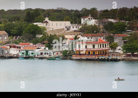 Cuba, Cienfuegos province, Cienfuegos, Castillo de Jagua, XVIII secolo fortezza, Bahia de Cienfuegos Foto Stock