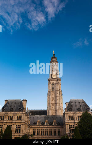 Francia, regione Nord - Pas de Calais, Pas de Calais Dipartimento, Arras, town hall tower Foto Stock