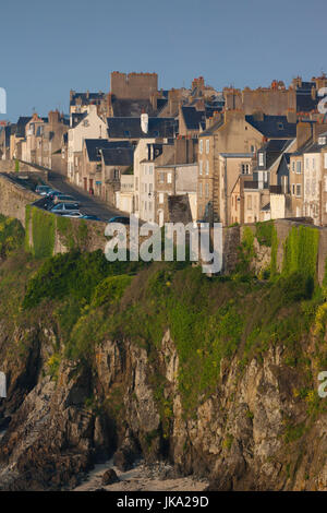 Francia, regione della Normandia, Manche Department, Granville Haut Ville, Città Alta Foto Stock