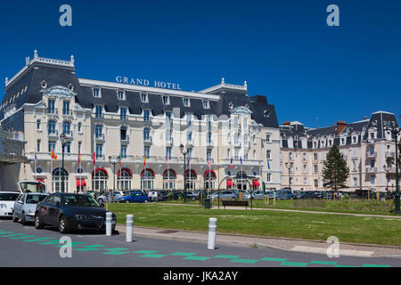 Francia, regione della Normandia, Dipartimento di Calvados, D-Day spiagge, Cabourg, il Grand Hotel Foto Stock