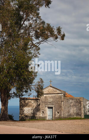 Francia, Corsica, Corse-du-Sud Il reparto Calanche regione piana, cappella stradale Foto Stock