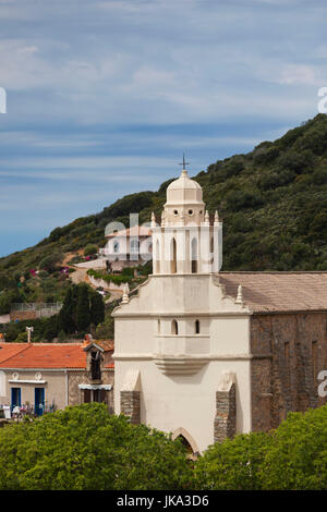 Francia, Corsica, Corse-du-Sud Dipartimento, Corsica Costa Occidentale Regione Cargese, Eglise Catholique de rito Grec, chiesa greca, esterna Foto Stock