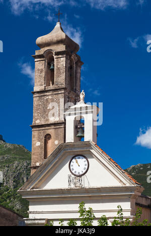 Francia, Corsica, Haute-Corse Reparto, La Balagne Speloncato, chiesa del paese Foto Stock