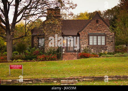 Stati Uniti d'America, Arkansas, Fayetteville, Clinton House Museum, ex casa del presidente Bill Clinton, University of Arkansas campus Foto Stock