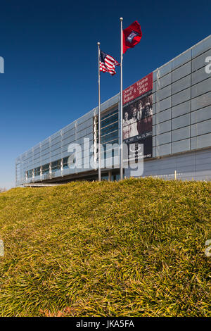 Stati Uniti d'America, Arkansas, Little Rock, William J. Clinton Presidential Library and Museum, esterna Foto Stock