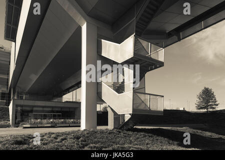 Stati Uniti d'America, Arkansas, Little Rock, William J. Clinton Presidential Library and Museum, dettagli esterni Foto Stock