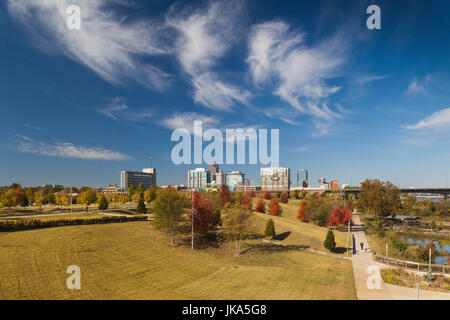 Stati Uniti d'America, Arkansas, Little Rock, skyline della città Foto Stock