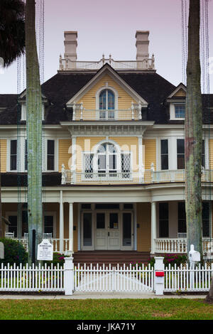 Stati Uniti d'America, Florida, costa del Golfo, Fort Myers, Burroughs Home e giardini, dimora storica Foto Stock