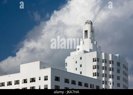 Stati Uniti d'America, Florida, Miami Beach, art-deco hotel è in fase di ristrutturazione Foto Stock