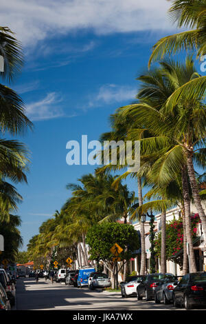 Stati Uniti d'America, Florida, Palm Beach, Worth Avenue Foto Stock