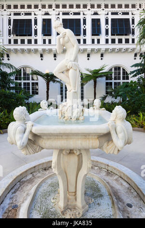 Stati Uniti d'America, Florida, Palm Beach, il Flagler Museum, originariamente casa di Henry Flagler, Florida developer, fontana di Venere Foto Stock