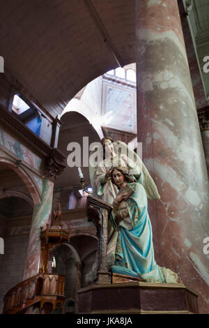 Il Cile, Andacollo, il Templo Grande O Basilica Chiesa, interno Foto Stock