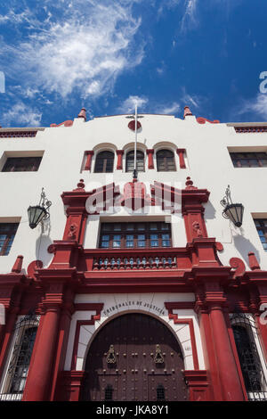 Il Cile, La Serena, Plaza de Armas, la town hall Foto Stock