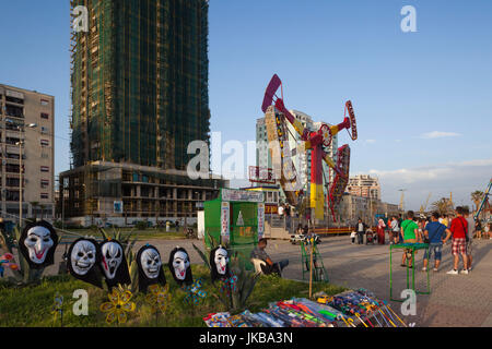 L'Albania, Durazzo, lungomare carnevale Foto Stock