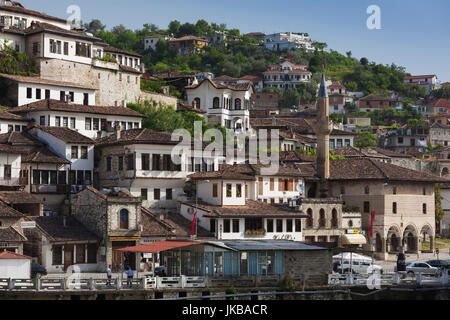 Albania, Berat, ottomano edifici dell'era Foto Stock