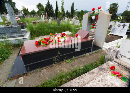 L'Albania, Tirana, tomba di ex-comunista era leader Enver Hoxha Foto Stock