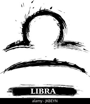 Simbolo del Libra Illustrazione Vettoriale