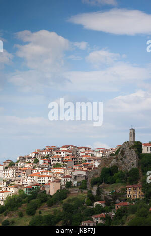 Grecia Grecia Centrale Regione, Arahova, vista città vicino a Mt. Parnassos Foto Stock