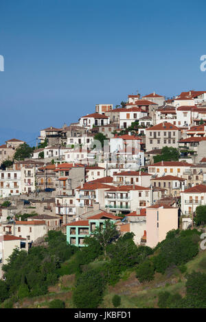 Grecia Grecia Centrale Regione, Arahova, vista città vicino a Mt. Parnassos Foto Stock