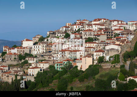 Grecia Grecia Centrale Regione, Arahova, vista città vicino a Mt. Parnassos Foto Stock