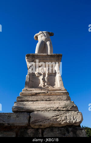 Grecia Grecia Centrale Regione, Atene Antica Agora, statue Foto Stock