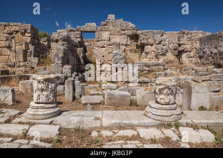 La Grecia, la regione Peloponneso, Corinto, antica Corinto, dettaglio Foto Stock