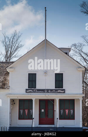 Stati Uniti d'America, Vermont, Plymouth, Luogo di nascita di ex presidente USA Calvin Coolidge, 30 il presidente statunitense, villaggio General Store Foto Stock