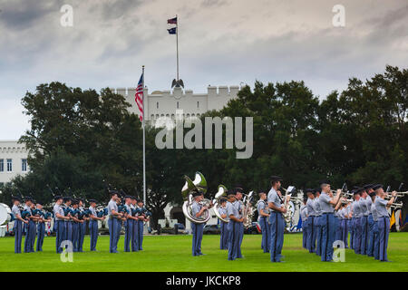 Stati Uniti d'America, Sud Carolina, Charleston, la Cittadella, collegio militare, banda PRATICA NR Foto Stock