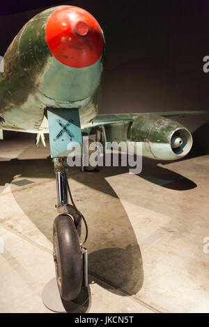 Australia, Territorio della Capitale Australiana, ACT, Canberra, Australian War Memorial Museum, WW2-ser tedesco ME-262, primo del mondo jet fighter operativo aeromobili Foto Stock