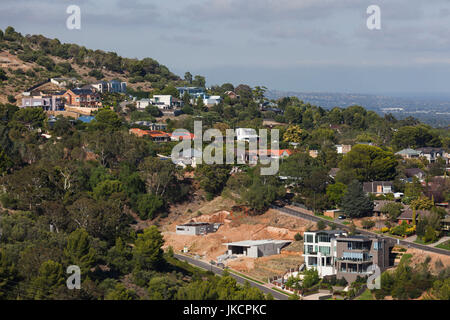 In Australia, in Sud Australia, Adelaide Hills, Crafers, case di collina Foto Stock