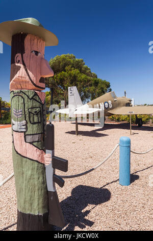 In Australia, in Sud Australia, Yorke Peninsula, Kadina, Emu Australiano degli aerei da caccia dalla Seconda Guerra Mondiale Foto Stock