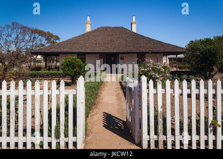 In Australia, in Sud Australia, Yorke Peninsula, Kadina, Azienda agricola capannone Museo, Casa Matta, casa storica, esterna Foto Stock