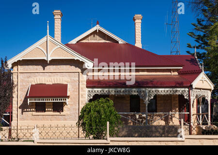In Australia, in Sud Australia, Yorke Peninsula, Osborne, ex rame-mining boom town, casa Foto Stock