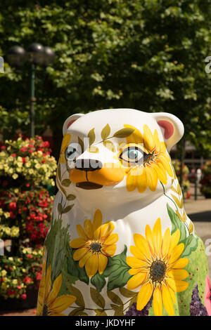 Il grande Sleuth, Birmingham, fiore Bear Solihull, Estate 2017 Foto Stock