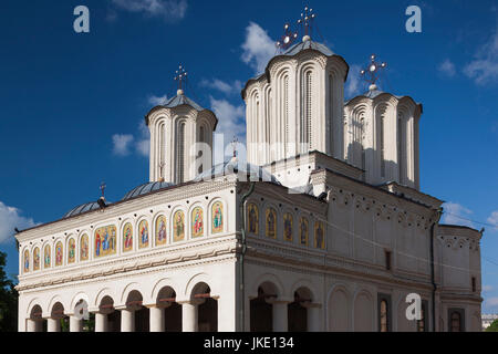 La Romania, Bucarest, Rumeno Cattedrale Patriarcale, esterna Foto Stock