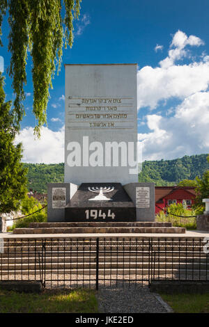 La Romania, regione Maramures, Sighetu Marmatei, monumento dell Olocausto Foto Stock