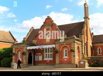 Stazione ferroviaria stazione ferroviaria Edificio, Stowmarket, Suffolk, Inghilterra, Regno Unito 1846 architetto Federico Barnes Foto Stock