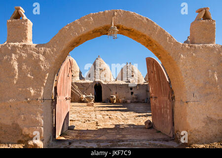 Case a cupola della città Harran a Sanliurfa, Turchia. Foto Stock