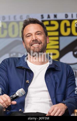 San Diego, Stati Uniti. 22 Luglio, 2017. Giorno tre in Hall H. Ben Affleck, Credito: Daren Fentiman/ZUMA filo/Alamy Live News Foto Stock