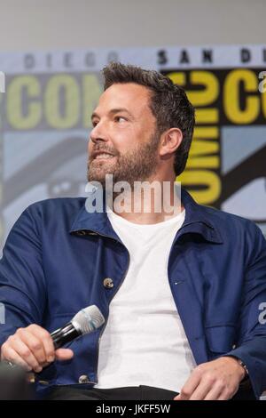 San Diego, Stati Uniti. 22 Luglio, 2017. Giorno tre in Hall H. Ben Affleck, Credito: Daren Fentiman/ZUMA filo/Alamy Live News Foto Stock