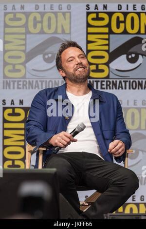 San Diego, Stati Uniti. 22 Luglio, 2017. Giorno tre in Hall H. Ben Affleck, Credito: Daren Fentiman/ZUMA filo/Alamy Live News Foto Stock