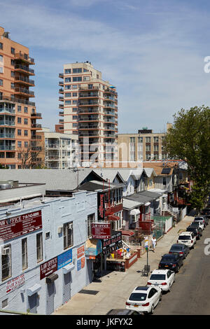 La città di New York, Manhattan Stati Uniti, la spiaggia di Brighton è un quartiere oceanside porzione meridionale New York City borough Brooklyn Foto Stock