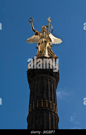 Berlino-settembre 28:la colonna della vittoria di Berlino,Tiergarten di Berlino,germania,su settembre 28,2012. Foto Stock