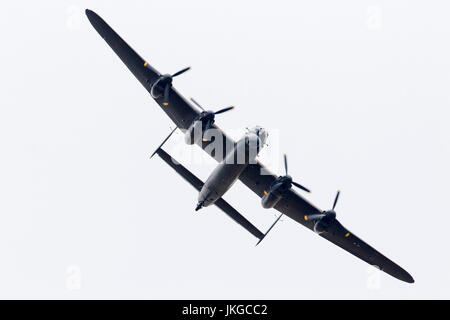 Avro Lancaster PA474 gestito dalla Royal Air Force Battle of Britain Memorial volo al RIAT 2017 Foto Stock