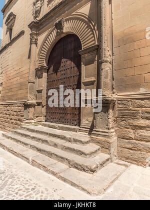 Università di Baeza, fondata nella città di Baeza con la bolla di Papa Paolo III nel 1538, in stile manieristico, Baeza, Andalusia, Spagna Foto Stock